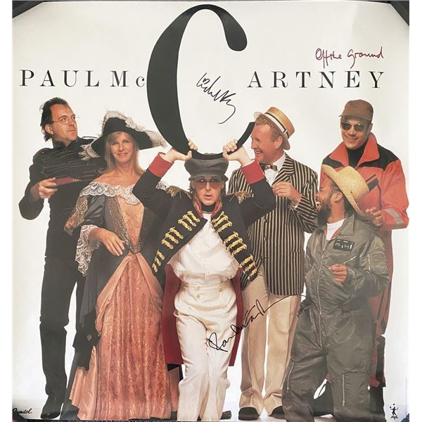Off the Ground Paul & Linda McCartney signed poster