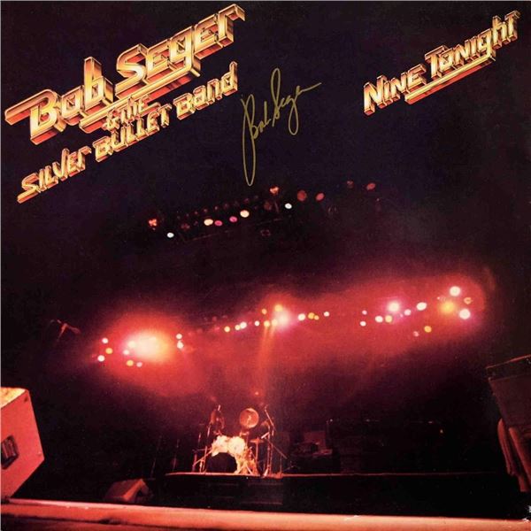 Bob Seger signed Nine Tonight album