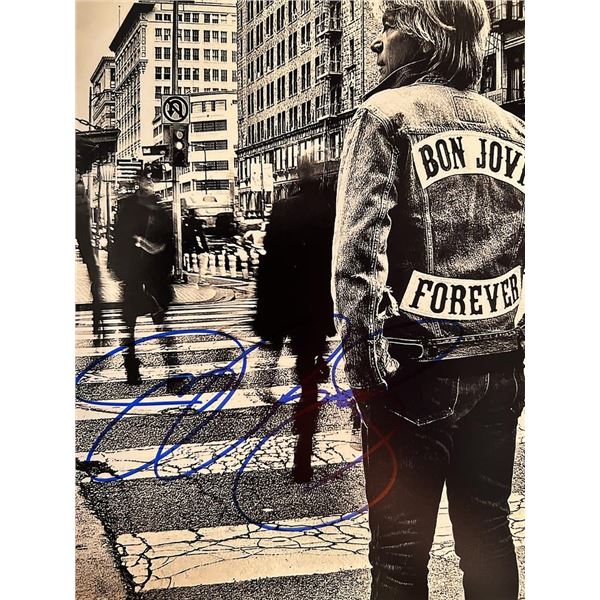 Jon Bon Jovi signed photo
