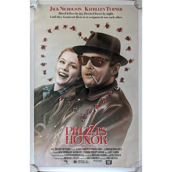 Prizzis Honor 1985 Original One Sheet Movie Poster