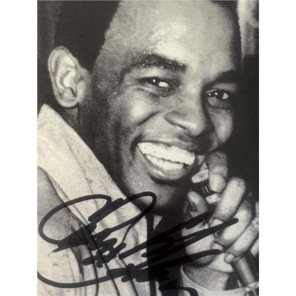 Chuck Jackson signed photo