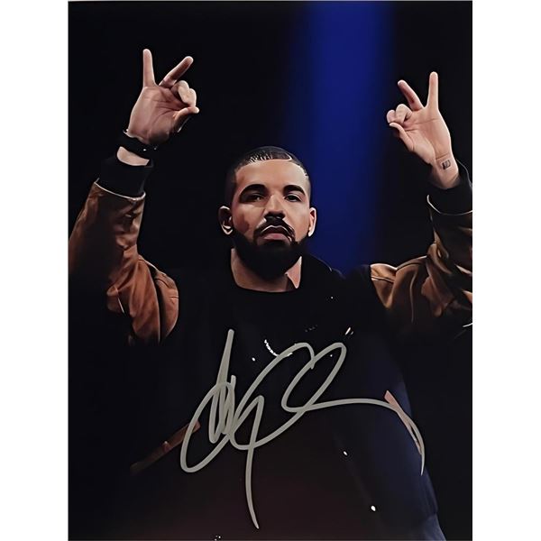 Rapper Drake signed photo