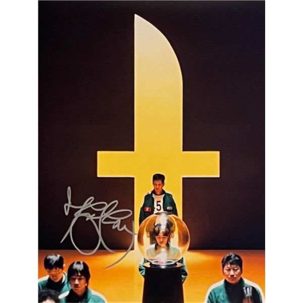 Squid Games Lee Jung-jae signed photo
