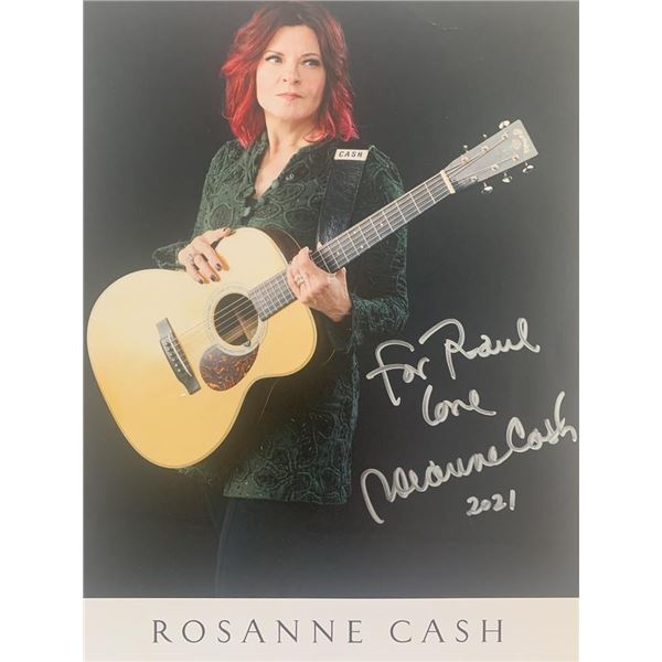 Roseanne Cash signed photo