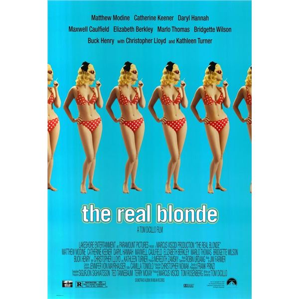 The Real Blonde 1998 original movie poster