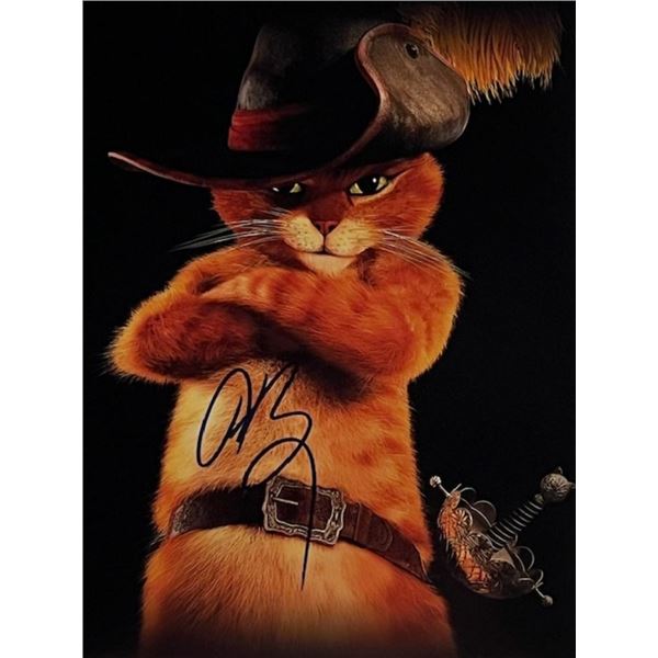Puss n Boots Antonio Banderas signed photo