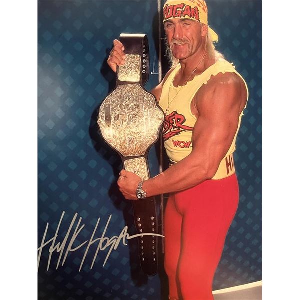 WWF Hulk Hogan signed photo
