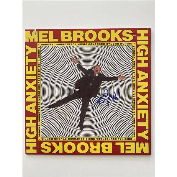 Mel Brooks High Anxiety signed soundtrack. GFA Authenticated