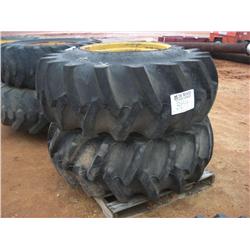 (1) LOT 2 18.4-26 WHEELS & TIRES