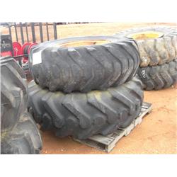 (1) LOT 2 20.5-25 WHEELS & TIRES