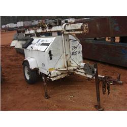 COLEMAN BRITE LITE MTD ON TRAILER