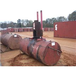 OIL TANK ON SKIDS WITH FILTER CRUSHER