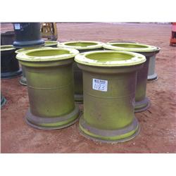 (1) LOT SKIDDER WHEELS