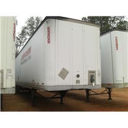 1996 HYUNDAI T/A 53' VAN TRAILER