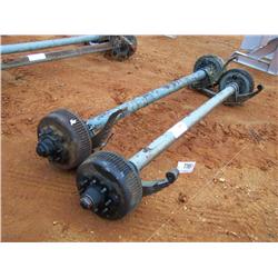 (1) LOT 2 DEXTER 8K TRAILER AXLES