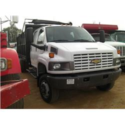 2006 CHEVROLET 5500 4X4 CREW CAB FLATBED DUMP