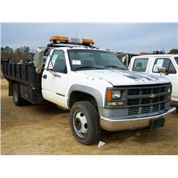 1995 CHEVROLET 3500HD S/A FLATBED