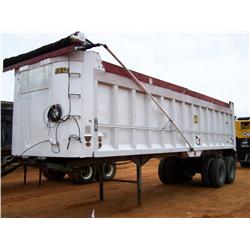 1986 T-BROOK 30' ALUMINUM DUMP TRAILER
