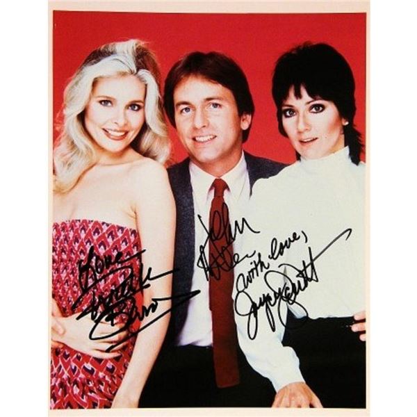 Three's Company cast signed photo
