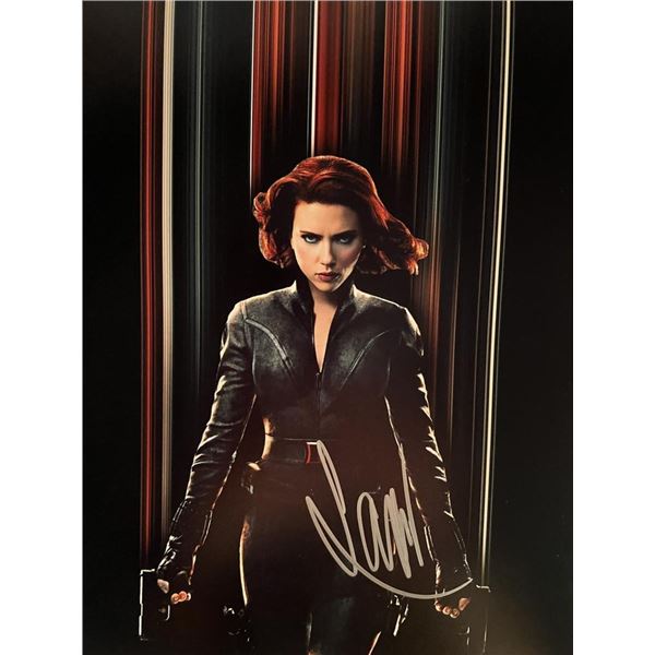The Avengers Scarlett Johansson signed photo