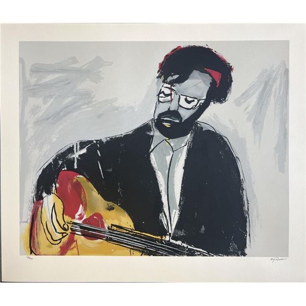 Eric Clapton limited edition silkscreen print