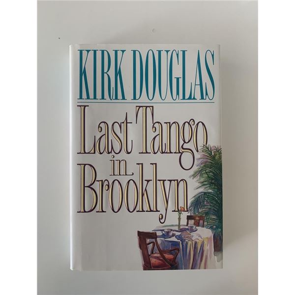 Kirk Douglas Last Tango in Brooklyn signed book