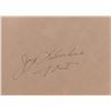 Image 1 : The Lone Ranger Jay Silverheels Tonto signature slip