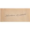Image 1 : Theodore Roosevelt signature slip
