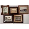 Image 2 : Framed Mining Sketches and Photos Nevada County (7) [195296]