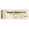 Image 1 : Owyhee Mining Company Revenue Check, Silver City, Idaho, 1872 [200799]