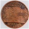 Image 1 : Steptoe Valley Smelter Bronze Pin, Ely, Nevada [202717]