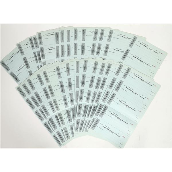 Tonopah Fraction Mining Company - Bank Checks [198796]