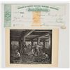 Image 1 : Gould & Curry Mining Check Signed by Phillip Deidesheimer, Inventor of Square-set [201088]