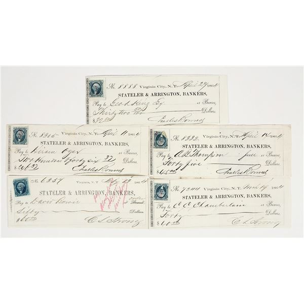 Gould & Curry Territorial Checks to Interesting People [201919]