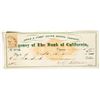 Image 1 : Virginia City, Nevada Mining Check Issued to TD Parkinson (Famous GT Brown Comstock Map) [200354]
