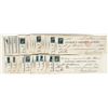 Image 1 : Virginia City, Nevada Territory Gould & Curry Miner Check Collection (50) [200350]