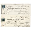 Image 1 : Territorial Comstock Mining Check Pair to Vance Daguerrean Room Business (Photo Studio) [201622]