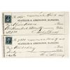 Image 1 : Two Virginia City, Nevada Territory Checks Issued to Gould & Curry Mill Assayers [200780]
