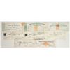 Image 1 : Gould & Curry Silver Mining Company Check Collection (8 Different) [192897]