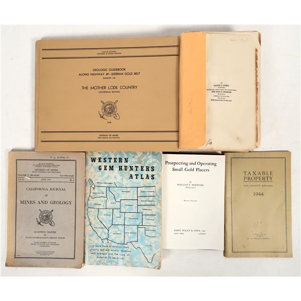 Western Mining Library: California, Nevada, Gems, Placer [197898]