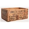 Image 1 : Dixon's Prepared Carburet of Iron Stove Polish Wooden Box (Manufacturer of Crucibles) [202373]