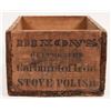 Image 2 : Dixon's Prepared Carburet of Iron Stove Polish Wooden Box (Manufacturer of Crucibles) [202373]