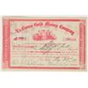 Image 1 : La Crosse Gold Mining Co. Of  Colorado Stock [200225]