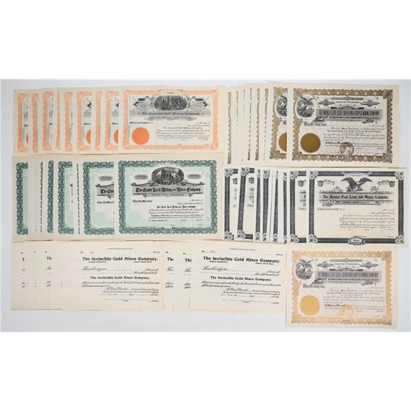 Colorado Mining Stock Collection - Unissued [195650]