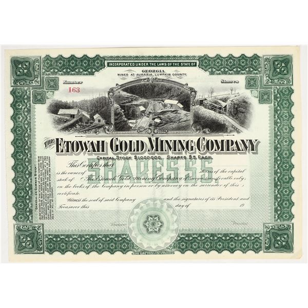 The Etowah Gold Mining Co. Stock [201212]