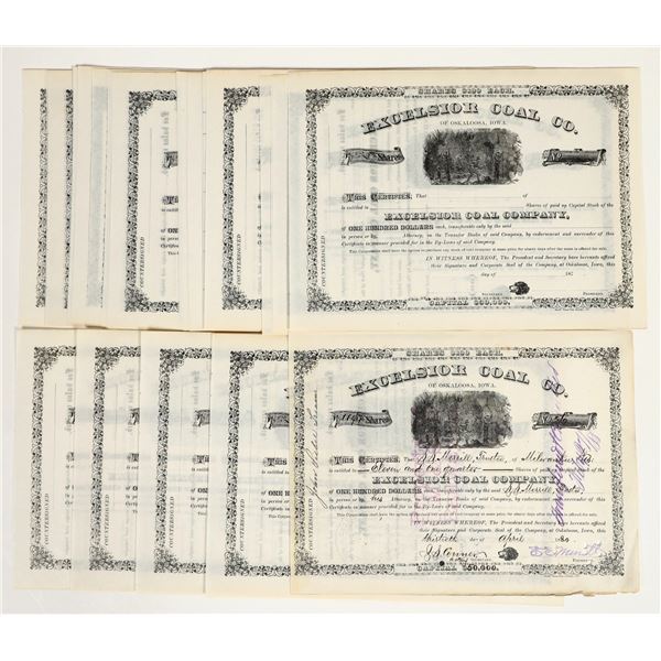 Iowa Coal Mine Stock Dealer Lot [199329]