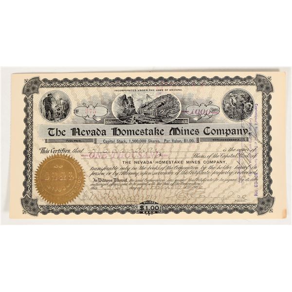 The Nevada Homestake Mines Co. Stock [200646]