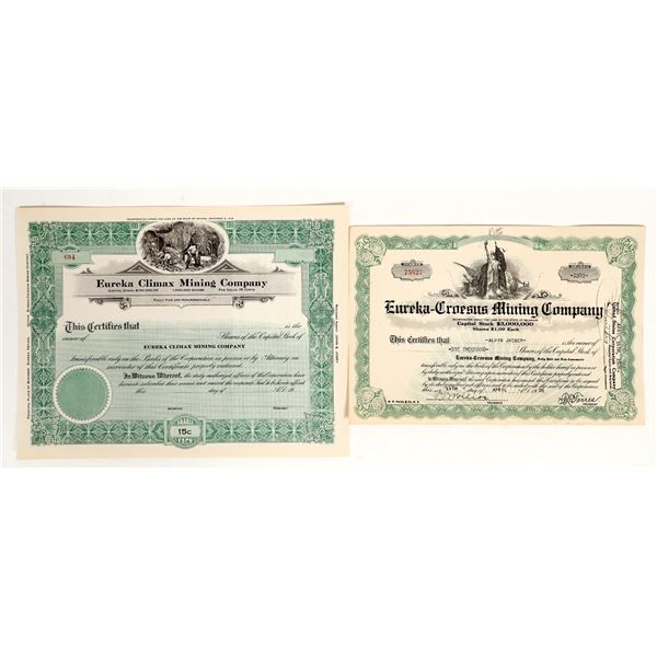 Eureka Nevada Mining Stocks. [200194]