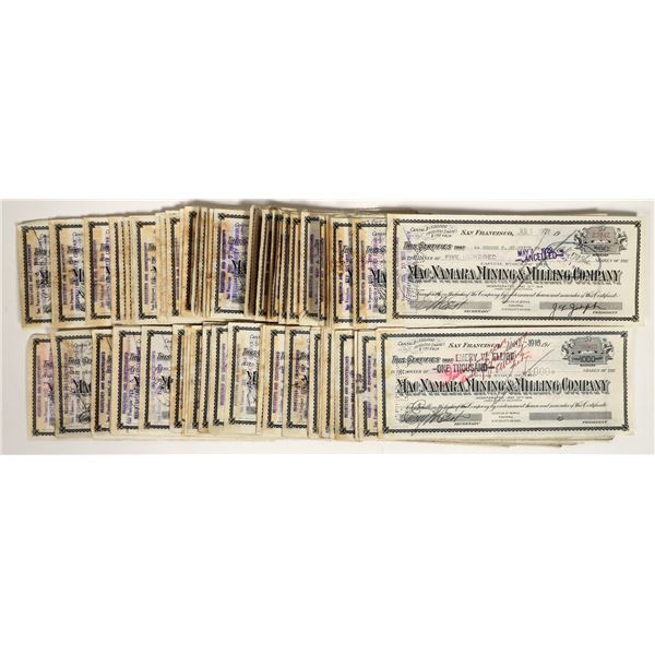 MacNamara Mining & Milling Co. Stocks [199317]