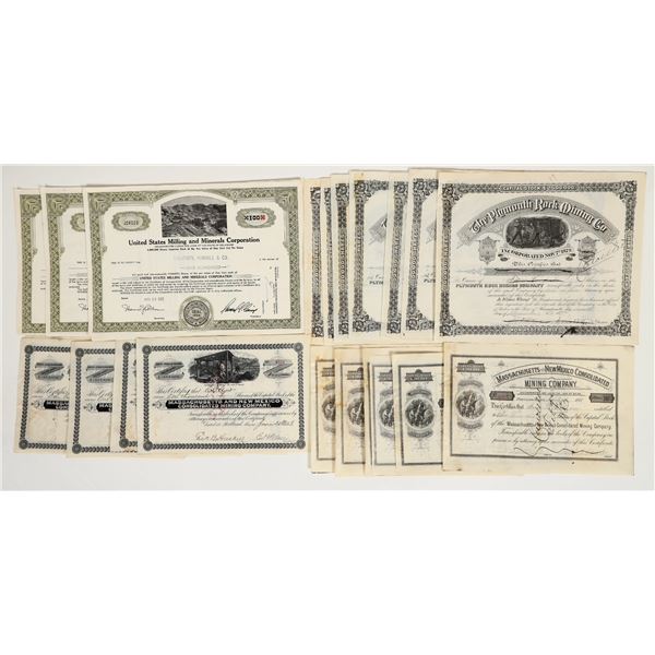 New Mexico Mining Stock Dealers Lot [199346]